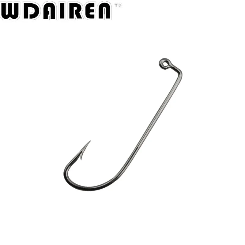 20 шт./лот WDAIREN широкий живот Кривошип крючки Texas Rig рыболовная червячная приманка
