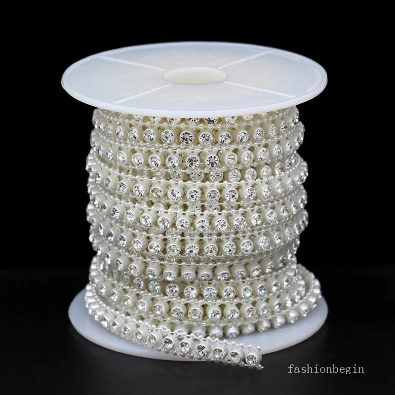 1/10 ярдов жемчужина и украшениями в виде цепочек кругов из бисера с украшением