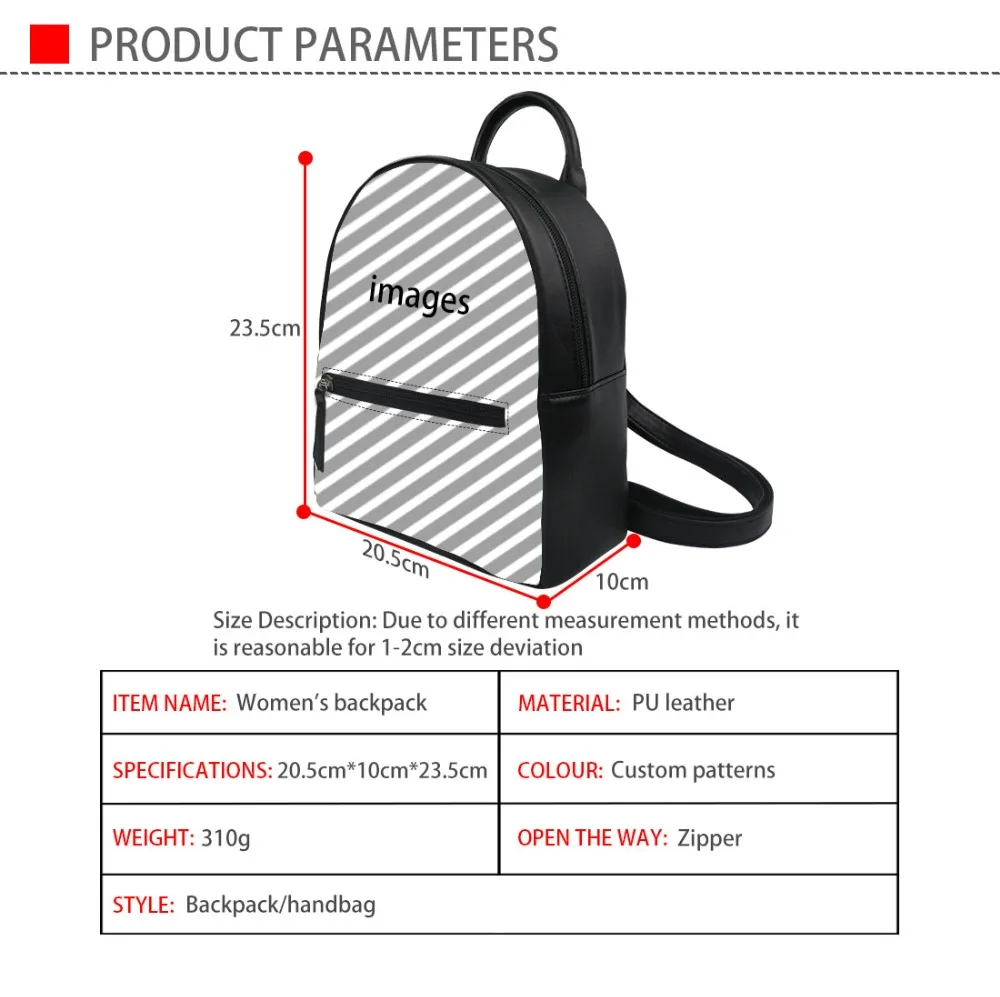 Рюкзак на плечо THIKIN для женщин из искусственной кожи с принтом австралийской