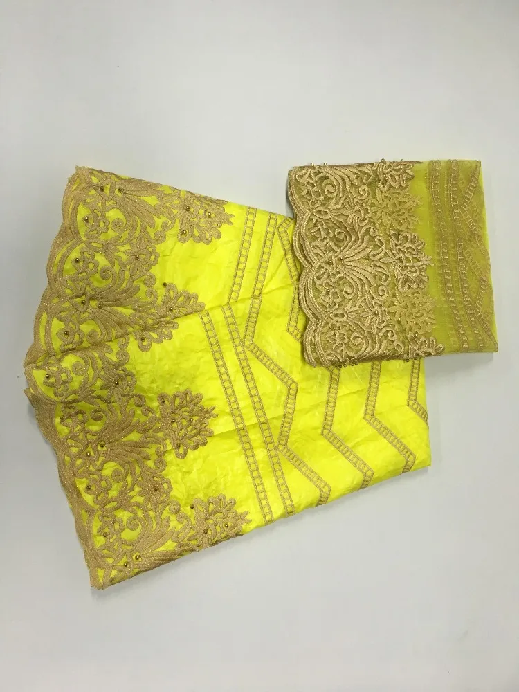 Африканский кружевной ткани в африканском стиле жаккардовые вышитые Базен Riche