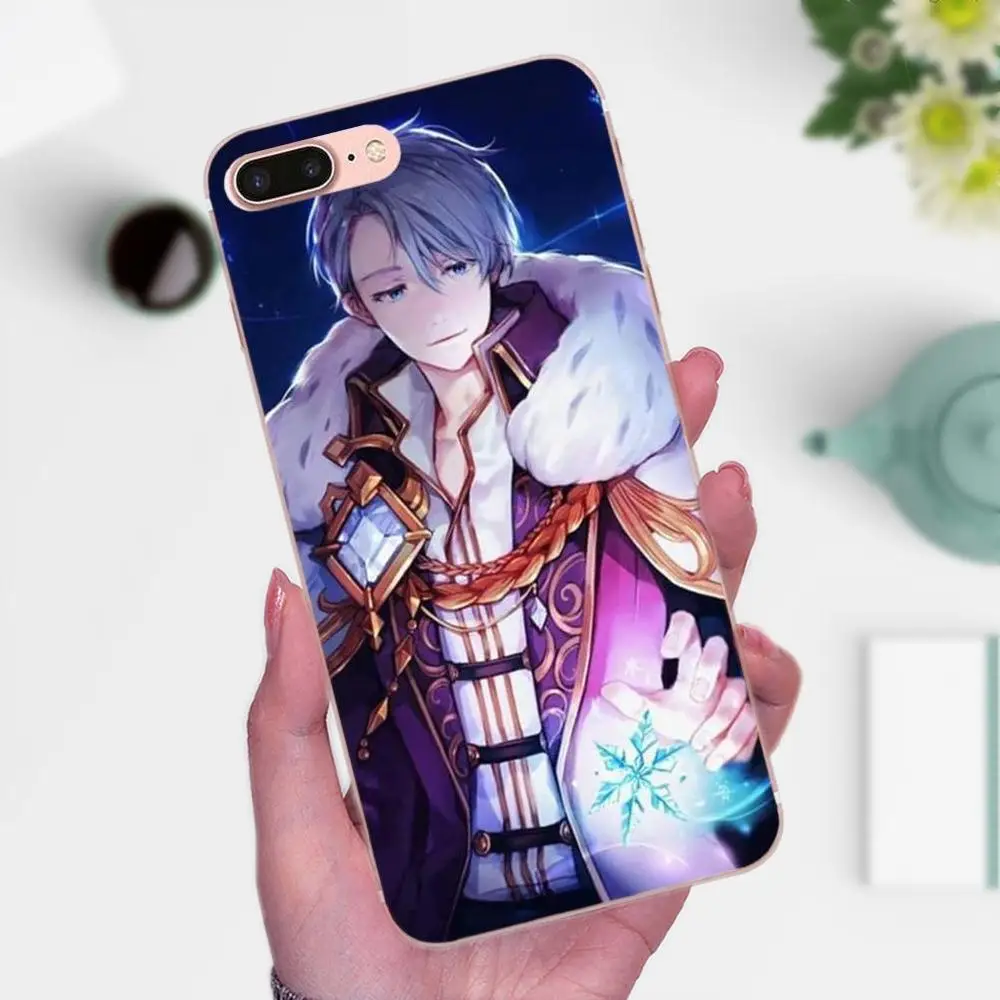 ТПУ живой телефон любовь милый аниме Yuri On Ice для Huawei Mate 7 8 9 10 20 P8 P9 P10 P20 P30 Lite Plus Pro