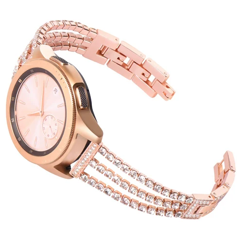 rose gold Ремешок huawei gt для samsung Galaxy 46 мм 42 мм gear S3 Frontier active S2 классический браслет amazfit 20 мм/22 мм - Цвет ремешка: rose gold