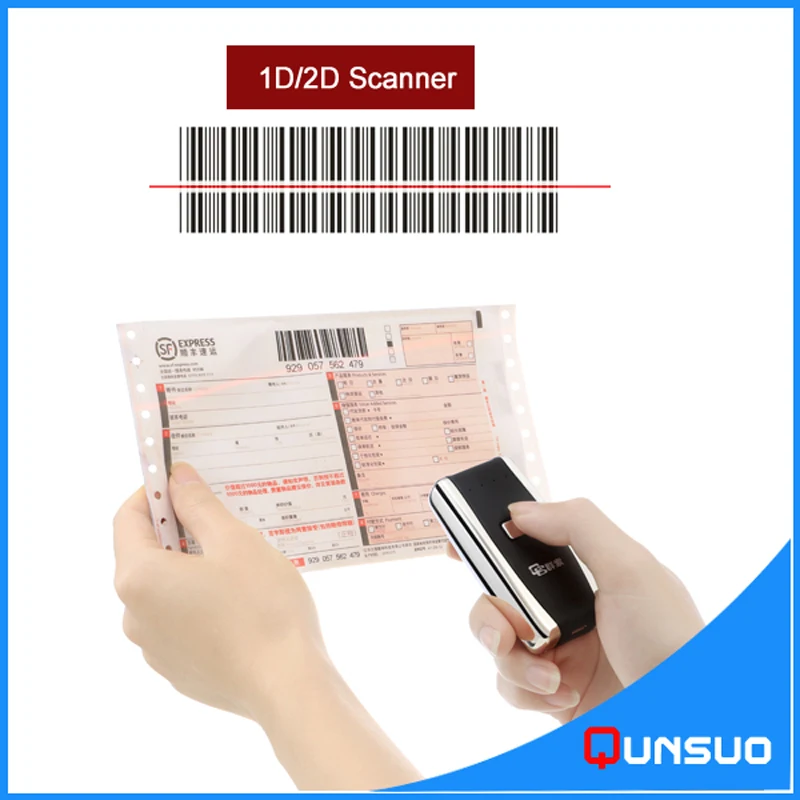 Удобный беспроводной bluetooth сканер штрих кода для склада|barcode scanner|bluetooth barcode