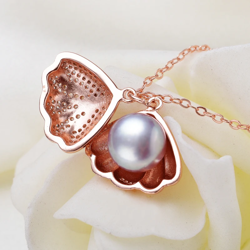 Пресноводным культивированным жемчугом Кулон Цепочки и ожерелья в