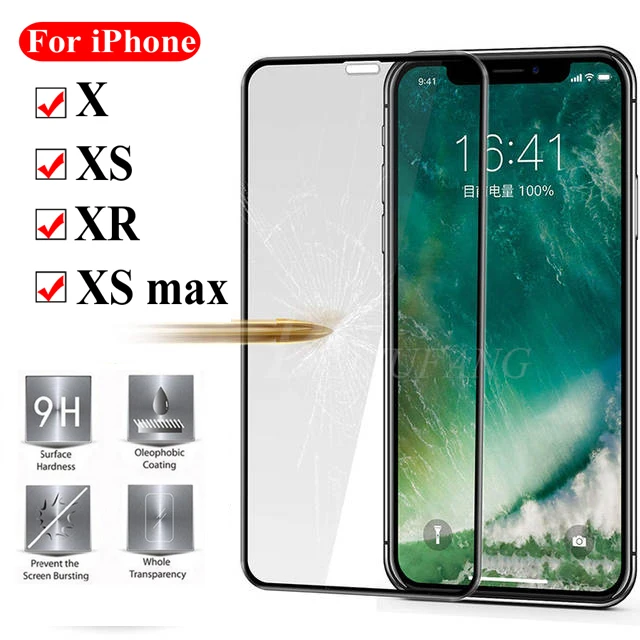 Защитное стекло для apple iPhone xsmax xr xs max закаленное x s r sx xmax verre tremp защитная пленка |
