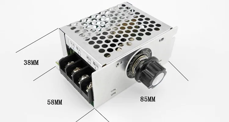 4000 Вт 220 В регулятор напряжения SCR регулятор скорости двигателя диммер термостат