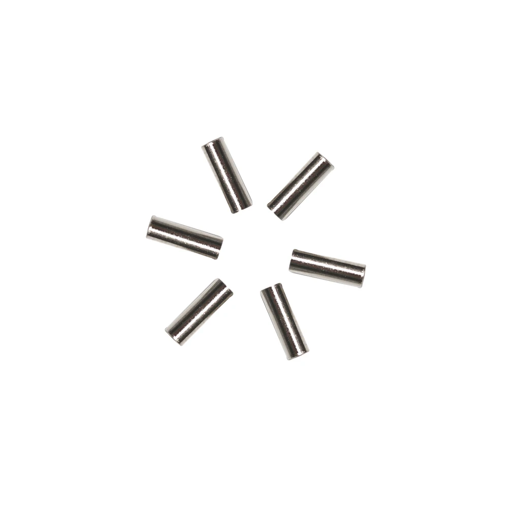 100 шт./лот круглая медная рыболовная леска алюминиевая ОБЖИМНАЯ муфта трубка 1 0 мм