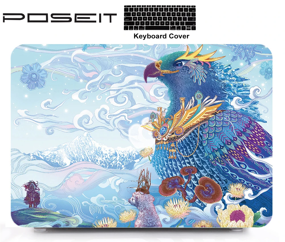 Laptop Print Pattern Protective Hard Shell Case Keyboard Cover Skin For 11 12 13 15&quot Apple Macbook Air Pro Retina Touch Bar MAC |