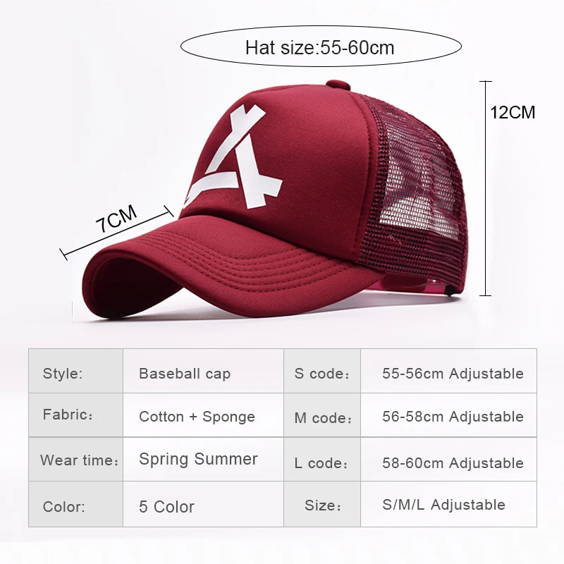 2018 New Spring Summer Baseball Mesh Cap Snapback Dad Hat Fashion Hats Trucker Adjustable Hip Hop God Pray Women Men | Аксессуары для