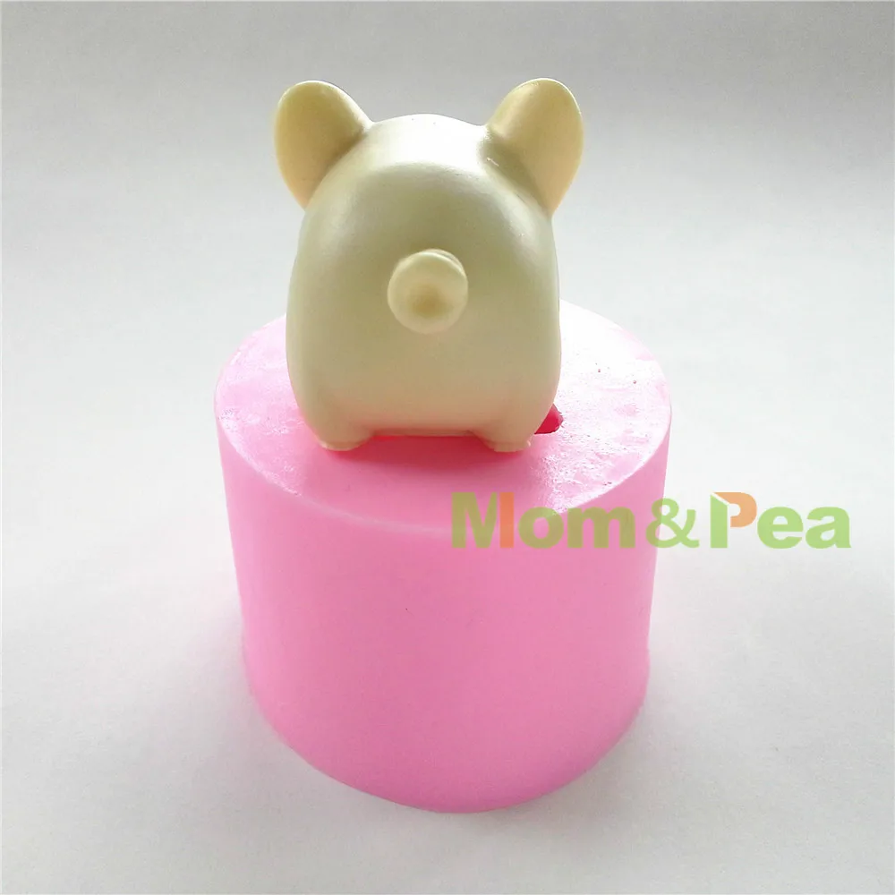 Силиконовая форма для мыла в форме свиньи Mom &amp Pea 0557 г. Бесплатная доставка
