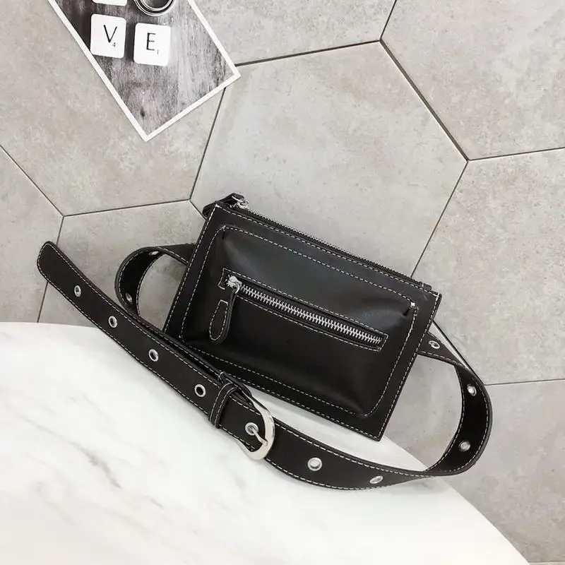 black Mododiino, широкий пояс, сумка для женщин, поясная сумка, сумка на плечо, роскошный дизайн, поясная сумка, кожаная сумка для женщин, DNV1086 - Цвет: black