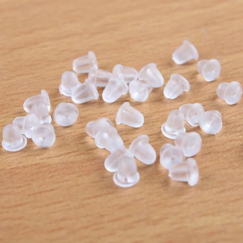 5000 шт. заглушки для сережек гвоздиков 4 мм|rubber earring backs stoppers|rubber backsearring back stopper |