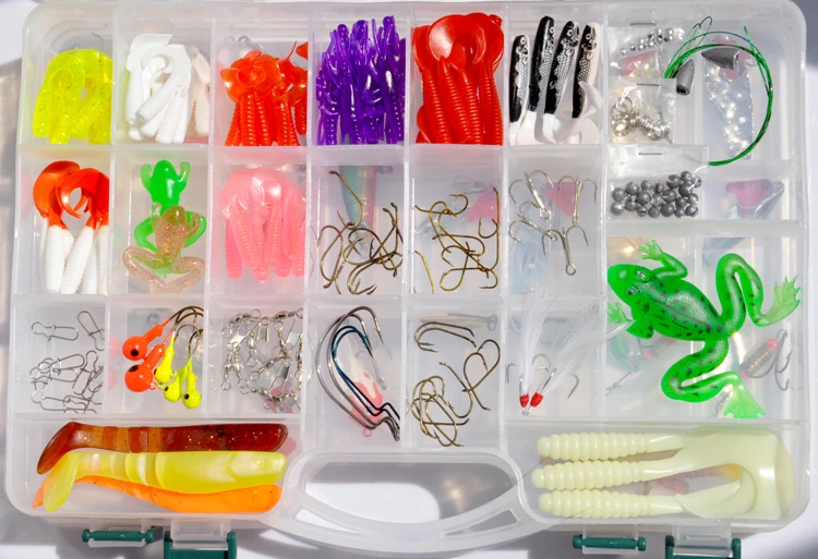 Hot 2014 208pcs/lot pesca Fishing Lure Mixed Tackle Mix Lures Kit for All Swimming Layers Free Shipping | Спорт и развлечения