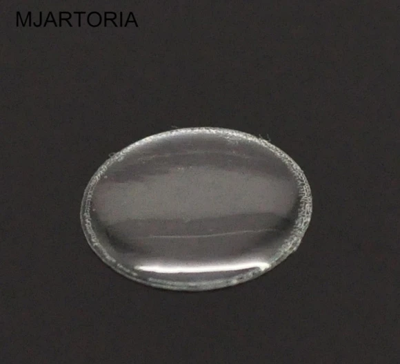 MJartoria 204 шт Смола Кабошон 12 мм прозрачные круглые эпоксидные колпачки наклейки
