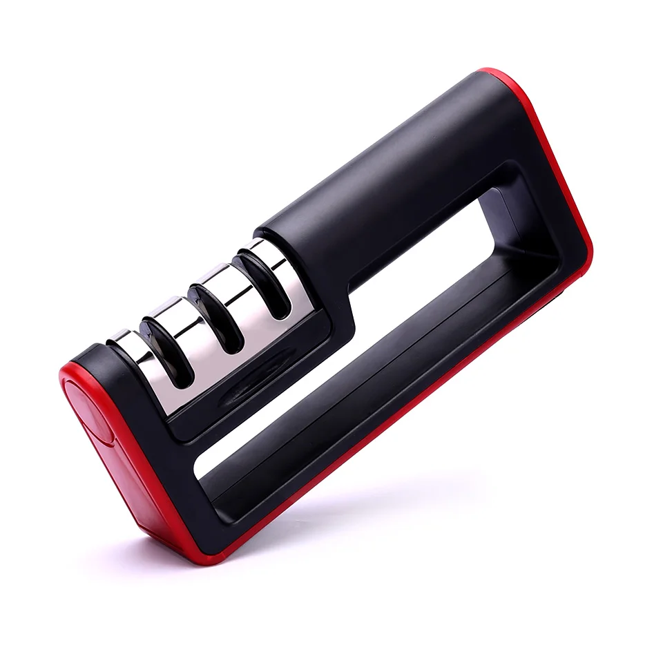 Профессиональная точилка для ножей алмазная быстрая 3 ступенчатая кухонных из