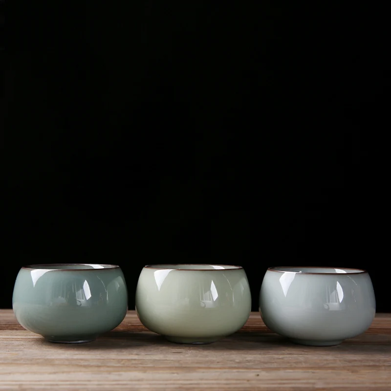 Японский Стиль Longquan чайная чашка из селадона грубая чайный набор кунг фу бутика