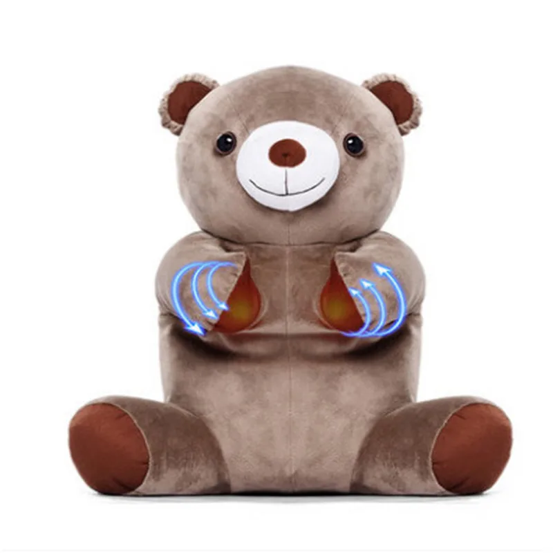 DINGUS электрическая батарея шиацу и тепло полный массаж тела Подушка/медведь