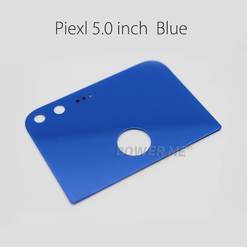 Pixel 5.0 Blue Dower Me OEM Новая Задняя стеклянная крышка батарейного отсека Корпус объектива камеры для Google Pixel 5,0 дюймов Pixel XL 5,5 дюймов запасные части - Цвет: Pixel 5.0 Blue