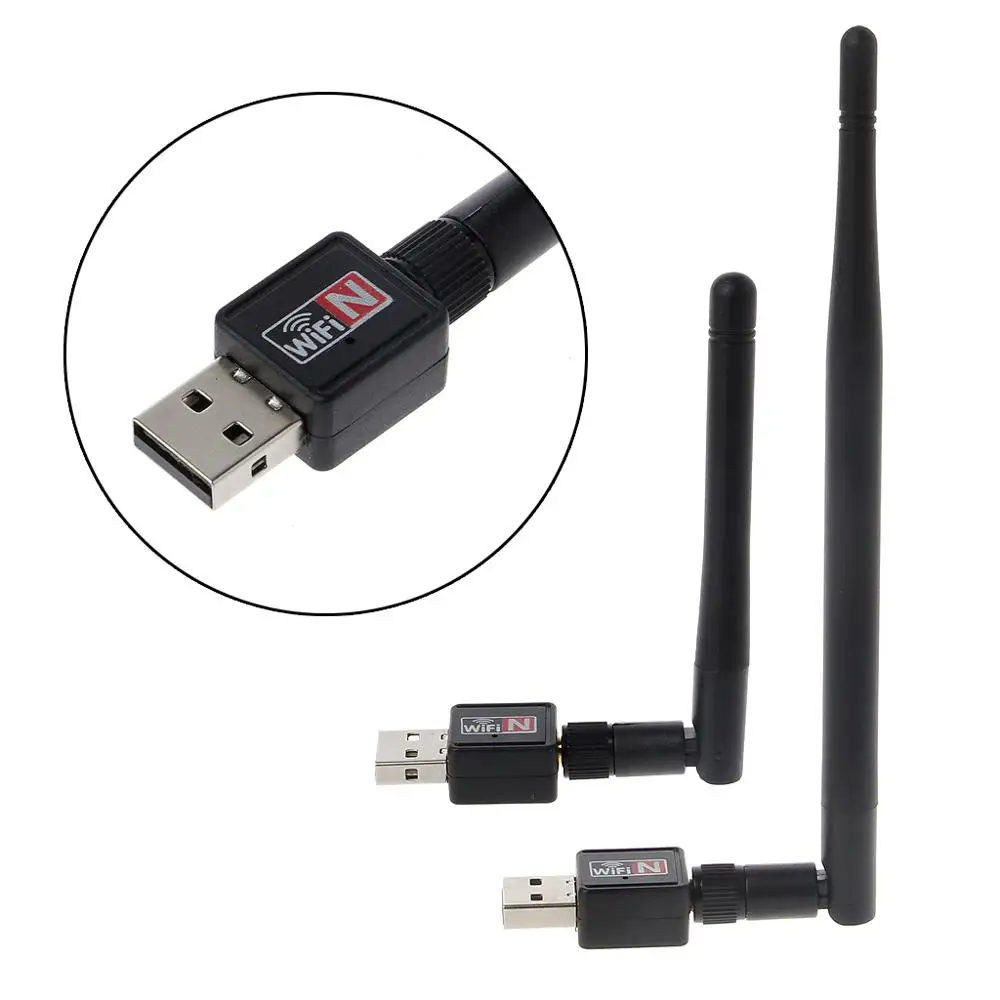 USB Wi Fi адаптер 802.11b/n/g 150 Мбит/с 2 дБ 5 дБ|Сетевые карты| |