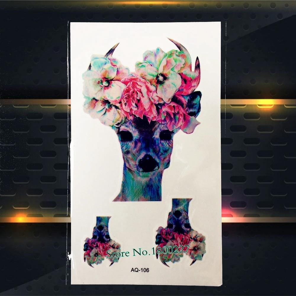 1 шт тибетские буквы тотем звезда вдохновленные татуировки наклейки для женщин