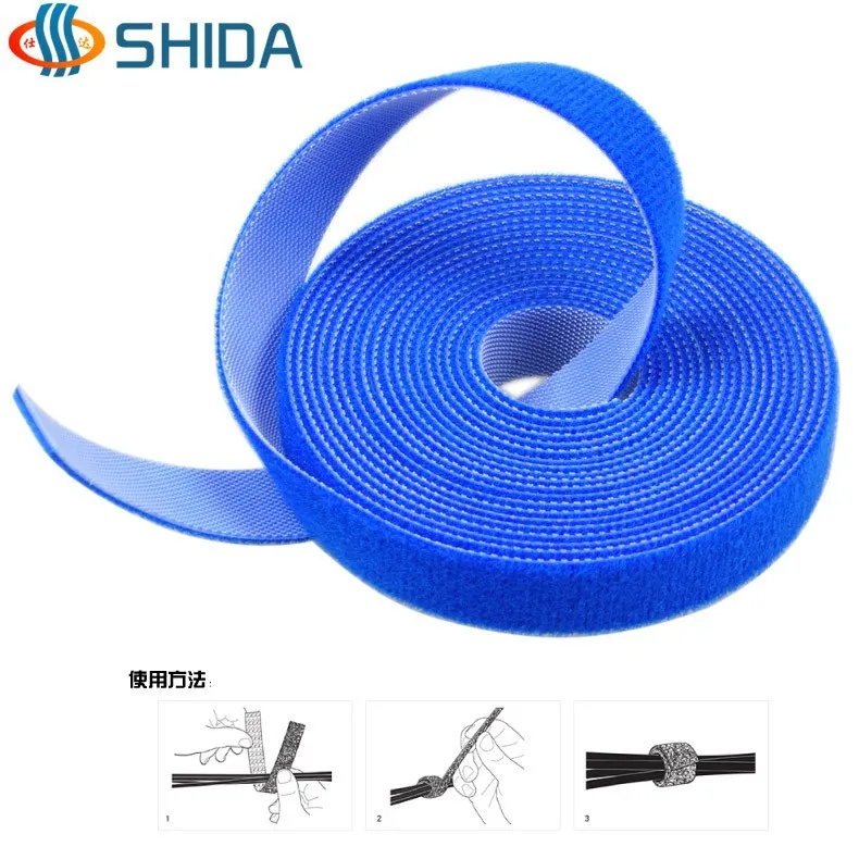 Двусторонняя самоклеящаяся крепежная лента 2 см х 10 м|adhesive fastener tape|fastener tapecable tie hook