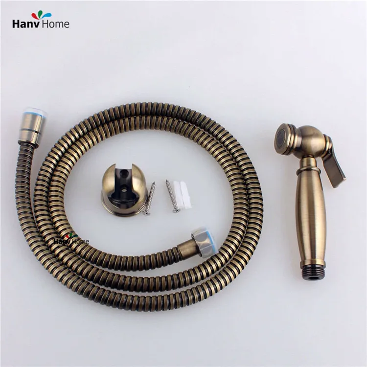 Античный смеситель для биде ванной комнаты туалетный набор портативный спрей и