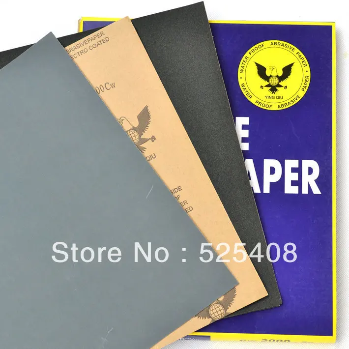 20 штук упак. бумага для песка наждачная влажных и сухих работ абразивных
