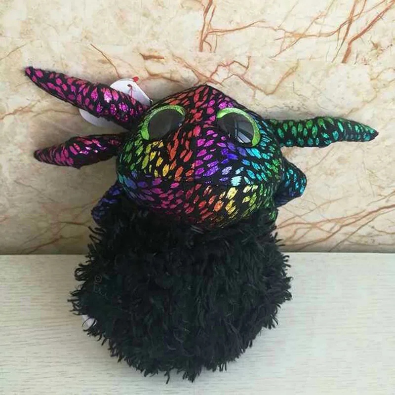 TY Beanie Boos 6" 15см Плюшевый паук Кроули из коллекции регулярных заполненных игрушек с большими глазами, мягкая кукла, милые дети.