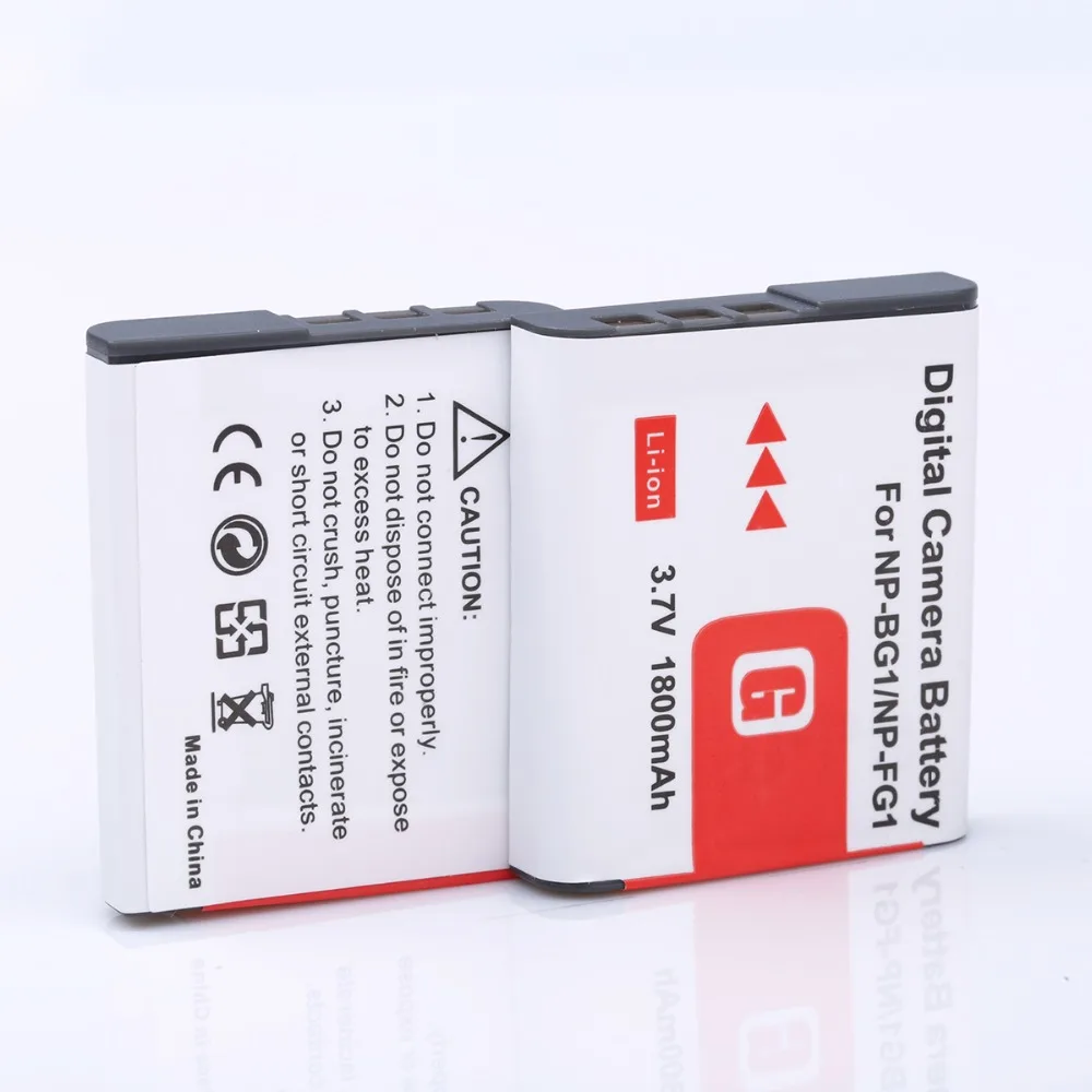 PROBTY 2 шт. NP BG1 NPBG1 Камера Батарея + Dual USB Зарядное устройство для SONY HX10 W30 DSC W210 W100 W110 W120