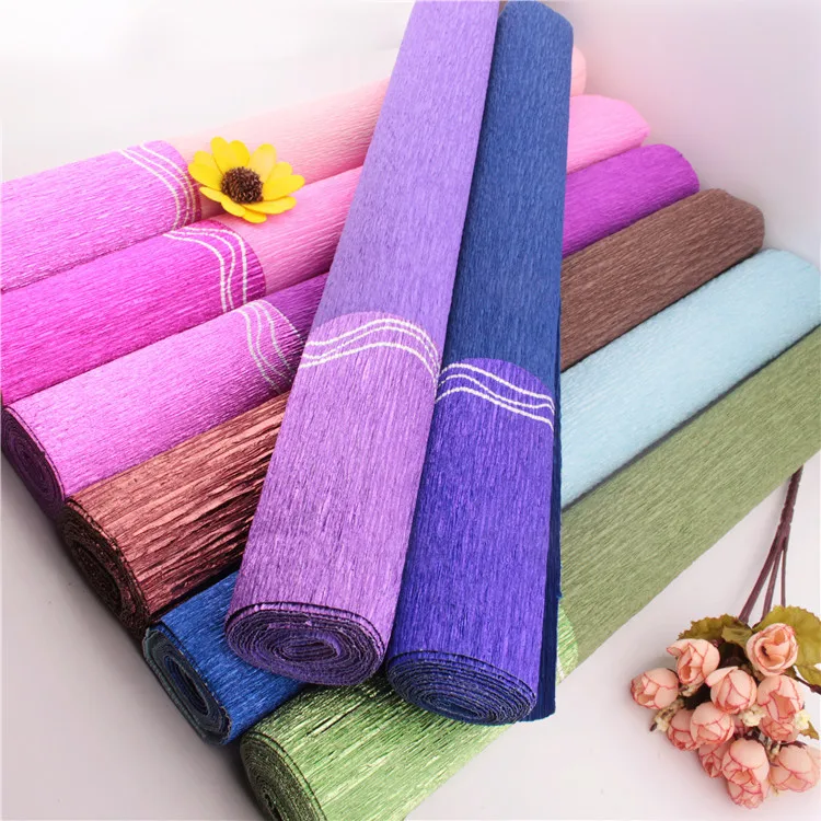 50*250 см DIY Цветочный Цветок/подарочная упаковка для упаковки креповых бумаг