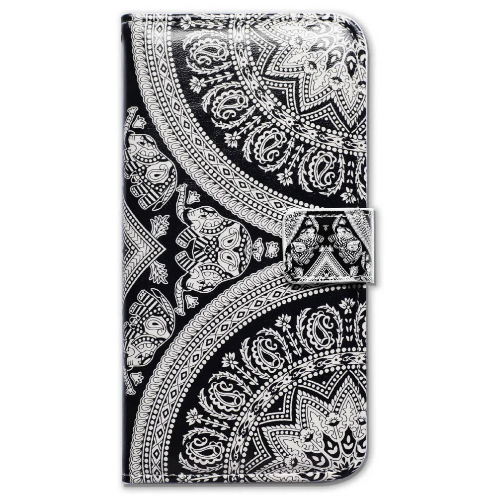 Bcov Белый Круговой Мандала дело Бумажник Кожаный Чехол Для iphone 6 plus/6 S Plus 100019789 |