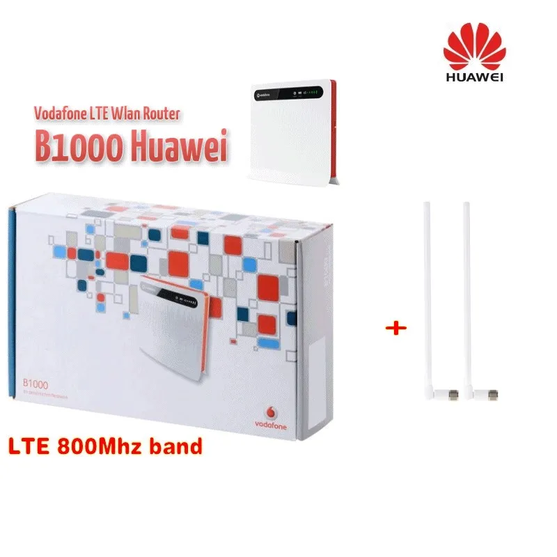 Беспроводной роутер VODAFONE LTE B1000/HUAWEI B390S 2 WLAN + 4x LAN антенны 4g|wireless router|router wirelesshuawei