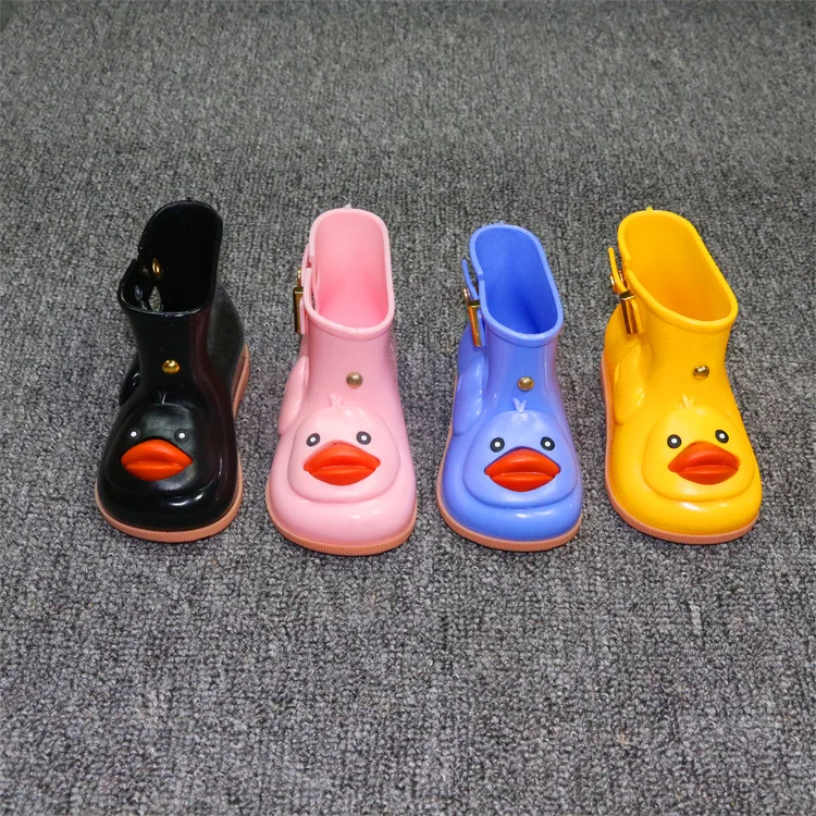 Непромокаемые сапоги для мальчиков и девочек милые непромокаемые из ПВХ с