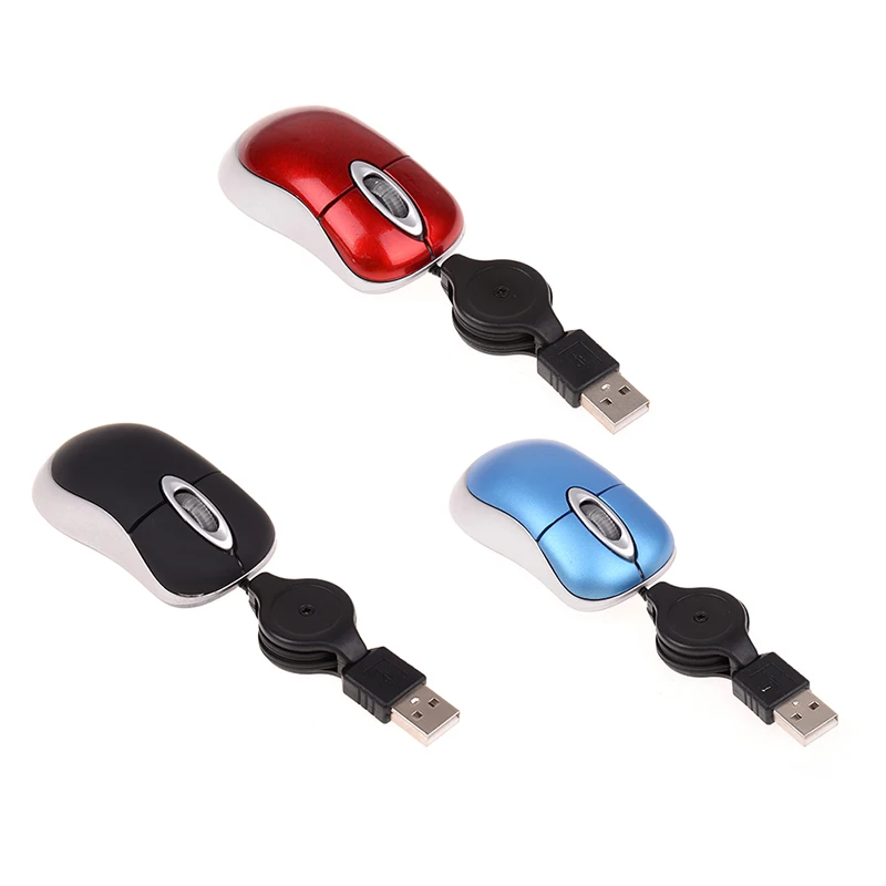 

Мышь Компьютерная Проводная выдвижная, 1200DPI, USB
