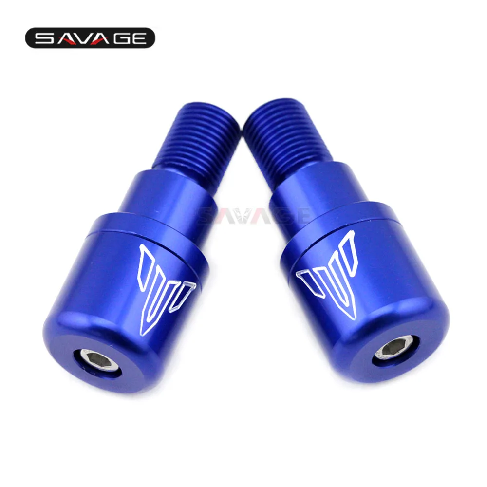 Blue Ручки Бар Конец Кепки для YAMAHA MT-07 MT-09 MT-10 MT-125 MT07 MT09 MT10 MT125 MT 07/09/10/125- заканчивается Кепки s - Цвет: Blue