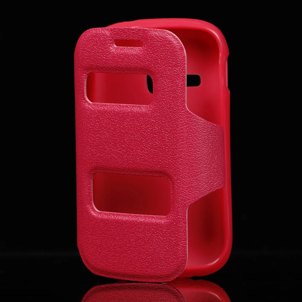 Из искусственной кожи 3.27For samsung galaxy young s6310 чехол для samsung galaxy young s6312 откидная крышка для сотового телефона чехол