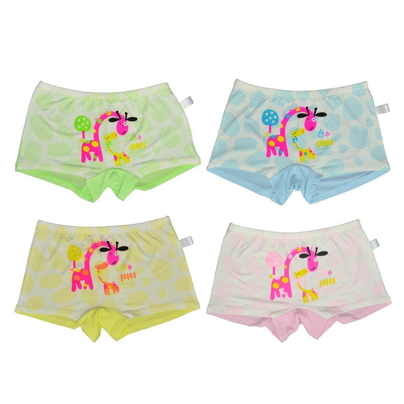 Лидер продаж 8 шт./лот модные детские трусы боксеры для девочек детское нижнее