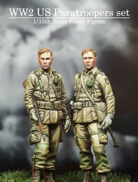 1/35 Масштаб 2 мировая война США воздушно Капельное разделение 101 человек (включая 4
