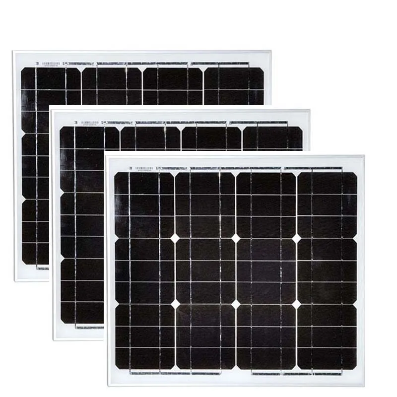 

Solar Panel Monocrystalline 12v 30w 3 Pcs Panneaux Solaires 90w 48v Solar Battery Charger Solar Home Kit Caravan Car Camp LM