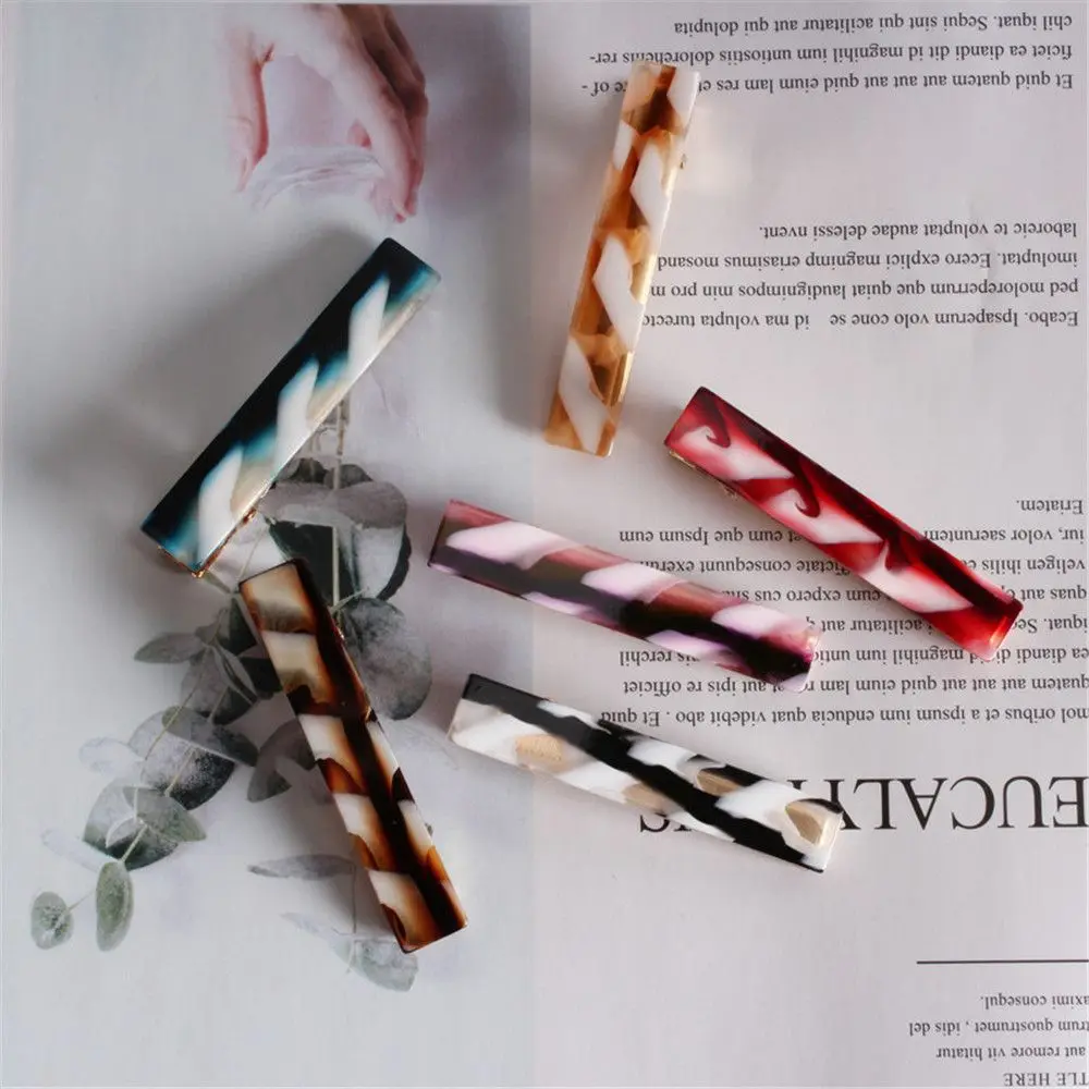 Заколка для волос 1 шт. заколка с геометрическим узором женщин и девочек|Шпильки