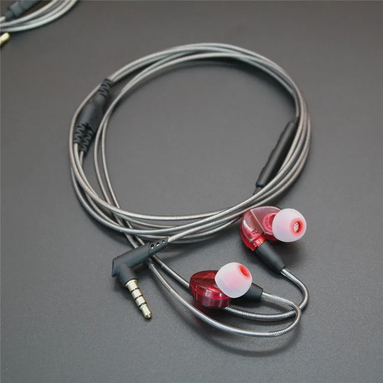 Обновление кабель для Shure SE 215 425 535 846 Logitech ue900 с микрофоном DIY Наушники Замена кабеля линия гарнитура наушники