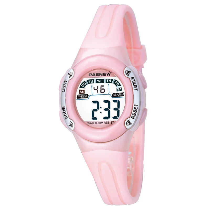 PASNEW высококачественные детские мини часы для детей цифровые с ЖК дисплеем