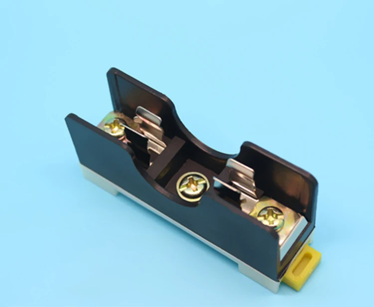 Трубка плавкого предохранителя 6*30 мм одинарное соединение рельсовый держатель с