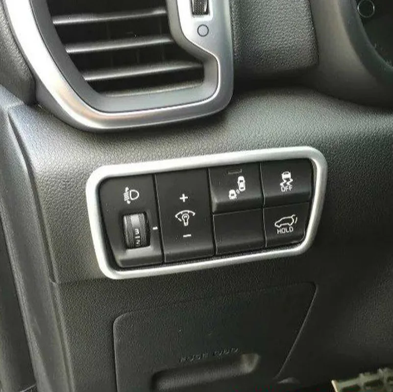 Абс фара декоративная лента переключатель для Kia Sportage QL 2017 матовая хромированная