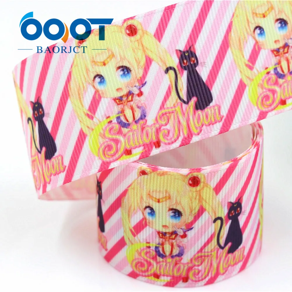 Мультяшные ленты OOOT BAORJCT 184093 38 мм 10 ярдов Термотрансферная печатная корсажная