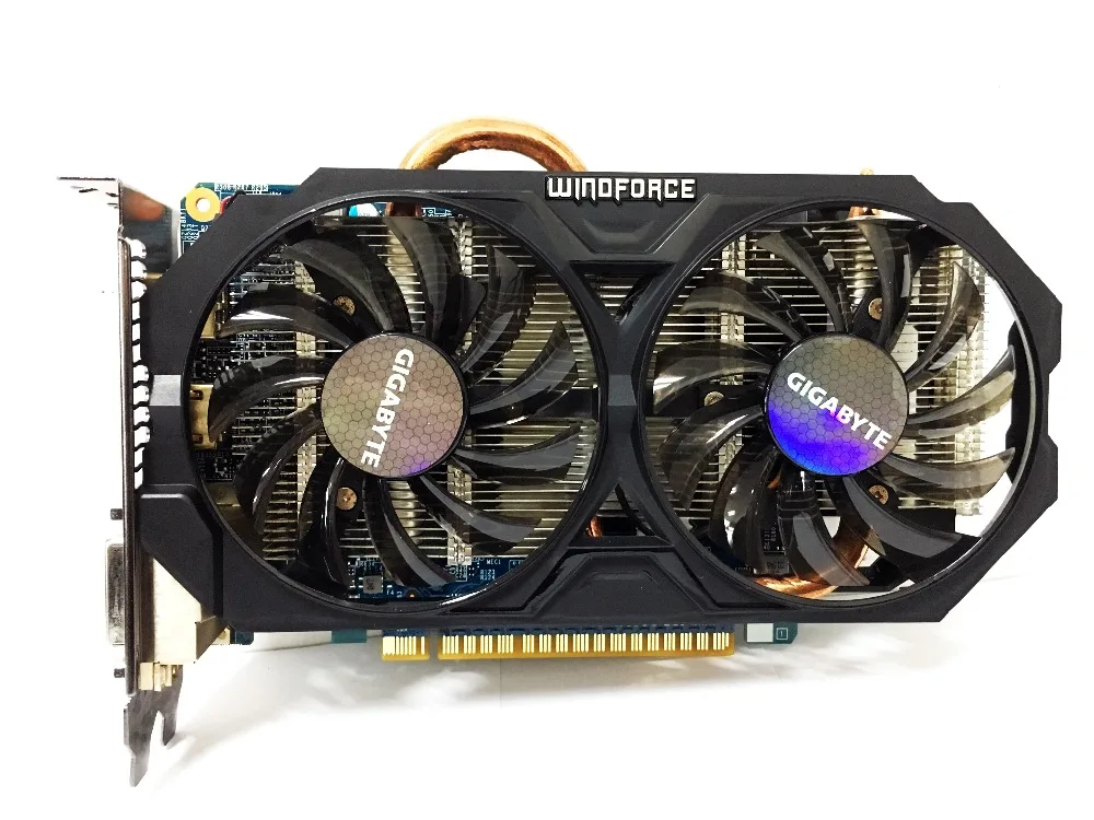 Видеокарты Gigabyte GTX750TI GTX 750TI 2 Гб D5 DDR5 128 битные настольные компьютерные