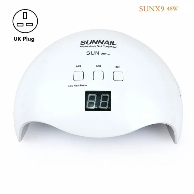 48W UK SUN X Plus 80 Вт/54 Вт Сушилка для ногтей Светодиодная УФ-лампа для ногтей двойная мощность 42 светодиодный s лак для всех гель-лаков лампа для лечения маникюра Сушилка для ногтей - Цвет: 48W UK