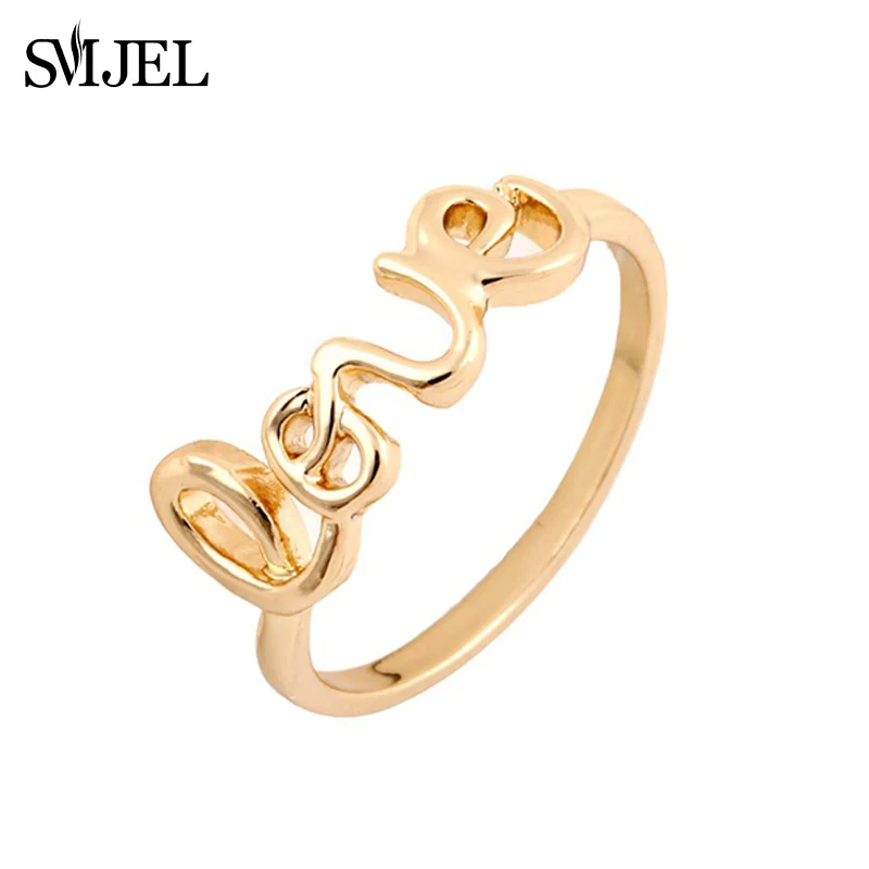Кольца SMJEL Forever Love для женщин новые простые обручальные кольца Infinite парные
