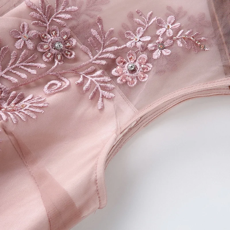 Коктейльное Для женщин платья 2018 Роскошные вечерние дамы Hand Made Бисер Вышивка