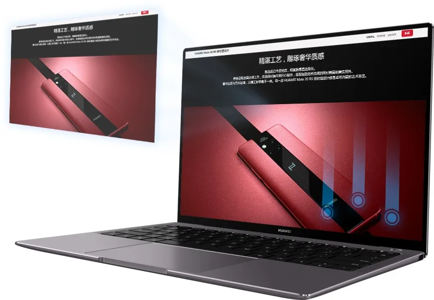 Лучший HUAWEI MateBook X Pro 13,9 дюймовый ноутбук с процессором Intel i7-8565U 8-го поколения 8 ГБ ОЗУ 512 ГБ SSD